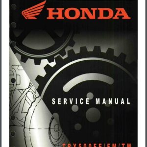 Honda trx 500 Service Repair Manual