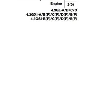Volvo Penta 4.3 Engine Service Manual
