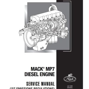 2009 Mack MP7 Diesel Engine Service Manual
