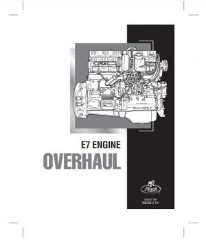 1997 Mack E7 Engine Overhaul Service Manual