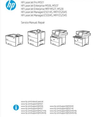 HP LaserJet Enterprise MFP M527, M528 Service Manual