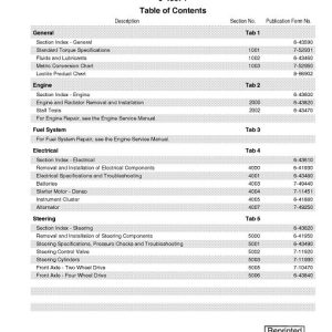 Case 570MXT Loader Landscaper Service Manual