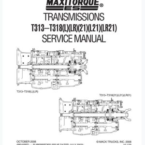 Mack Maxitorque T313 T318 Transmission Service Manual