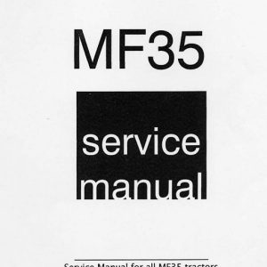 Massey Ferguson Mf35 Tractor Service Manual