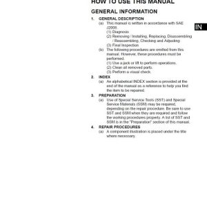2003-2006 Toyota Prius Service Manual