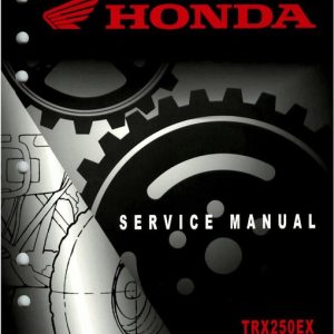 Honda Trx250ex Trx250x Service Manual