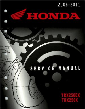 Honda Trx250ex Trx250x Service Manual