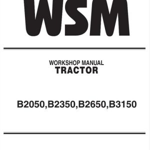 Kubota B2050, B2350, B2650, B3150 Tractor Service Manual
