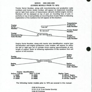 Ford Tractor 2000 3000 4000 Service Repair Manual