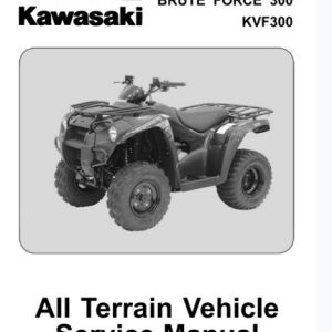 2012-2013 Kawasaki Brute Force 300, KVF300 Service Repair Manual