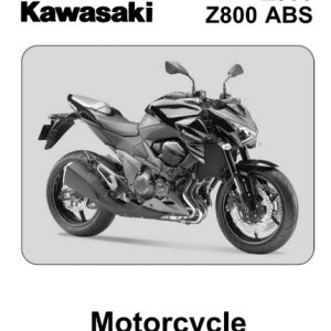 2013 Kawasaki Z800, Z800 ABS Service Repair Manual