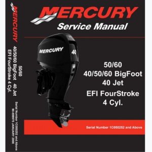 Mercury Mariner 40 50 60 4-Stroke EFI Outboard Service Manual