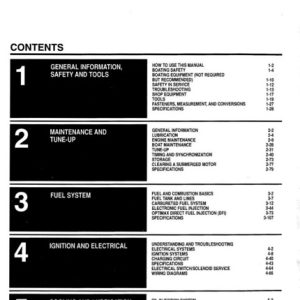 2001-2005 Mercury Mariner Outboard 2.5hp-225hp Service Manual