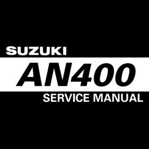 2003 Suzuki An400 Service Repair Manual