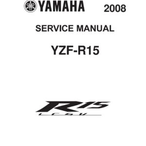 2008 Yamaha Yzf R15 Service Repair Manual