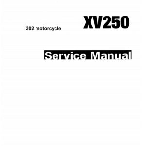 Yamaha XV250 Service Repair Manual