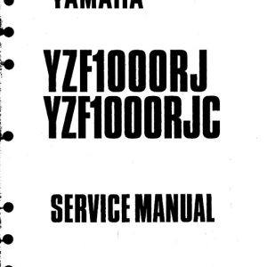 Yamaha yzf 1000 rj rjc Service Repair Manual