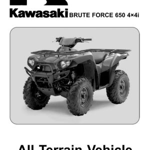 2006-2012 Kawasaki Brute Force 650 4x4i Atv Service Repair Manual