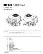 Kohler 7000 Series Engine Service Manual : RepairManualus