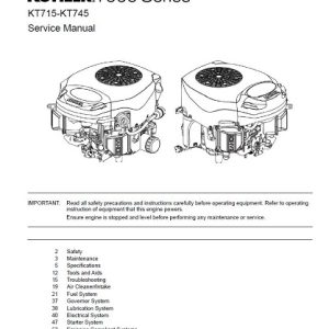 Kohler 7000 Series Engine Service Manual