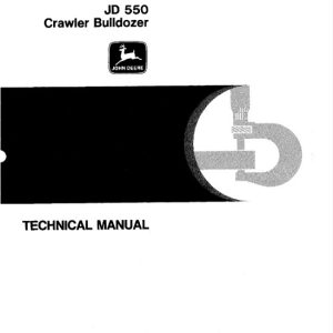 John Deere 550 Crawler Dozer Service Technical Manual