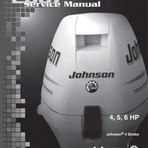 2007 Johnson Evinrude 4HP, 5HP, 6HP 4-Stroke Outboards Service Manual