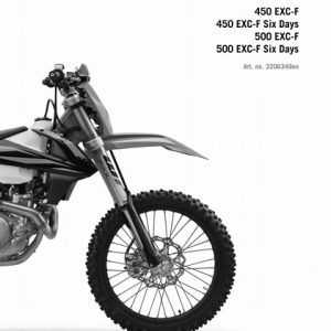2019 KTM 450-500 EXC-F XCF-W Six Days Repair Manual