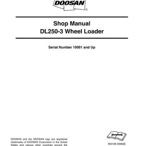 Doosan DL250-3 Wheel Loader Service Repair Manual