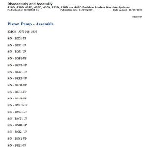 Caterpillar 420D Backhoe Loader Service Repair Manual