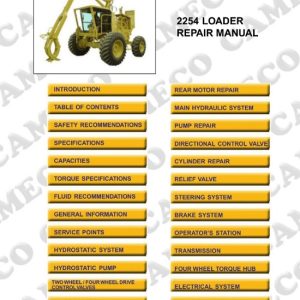 Cameco 2254 Loader Service Repair Manual