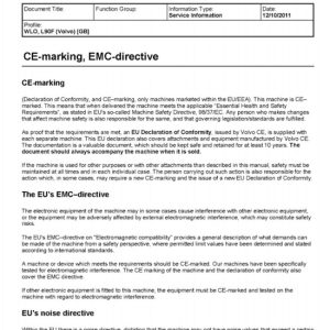 Volvo L90f Wheel Loader Service Manual