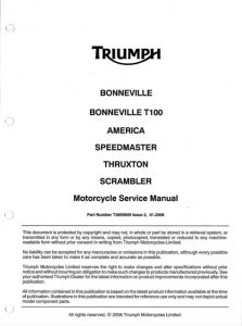 2003 TRIUMPH BONNEVILLE T100 SERVICE MANUAL MWRLAW PDF intelligence overview