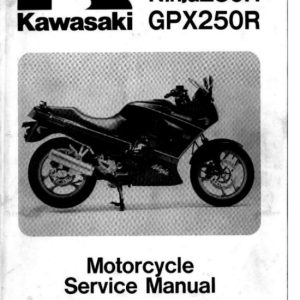 1988 Kawasaki Ninja250 GPX250R Service Manual