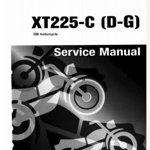 1995 Yamaha XT225-C (D-G) Service Repair Manual