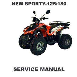 Aeon New Sporty 125 180 ATV Service Repair Manual