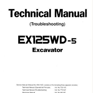 Hitachi EX125WD-5 Excavator Technical Manual