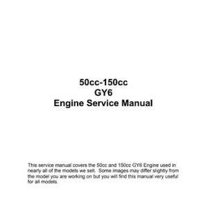Gy6 50cc-150cc Scooter Service Repair Manual