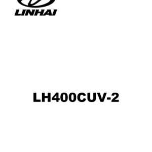 Linhai Lh400cuv-2 Bighorn Cuv Service Repair Manual