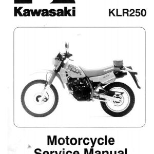 Kawasaki klr 250 kl 250 d Service Repair Manual