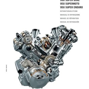 2003-2007 Ktm 950 Adventure, 990 Adventure, 990 Super Duke, 950 Supermoto, 950 Super Enduro Engine Repair Manual