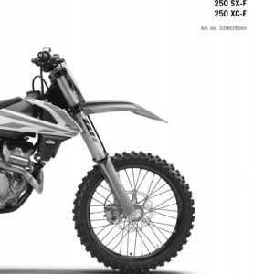 2017 KTM 250 SX-F 250 XC-F Service Repair Manual