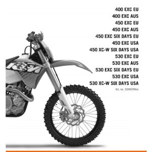 2011 Ktm 400 Exc,factory Edition, 450 Exc, 450 Exc Factory Edition,450 Exc Six Days, 450 Xc-w Six Days,530 Exc Factory Edition,530 Exc Six Days, 530 Xc-w Six Days Service Repair Manual