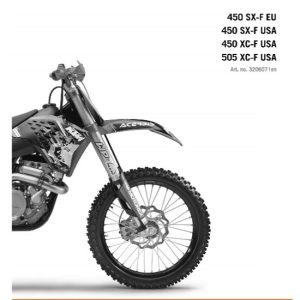 2009 ktm 450 sx-f 505 xc-f Repair Service Manual