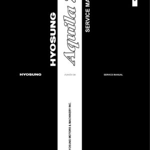 Hyosung Aquila 250 GV250 Service Repair Manual