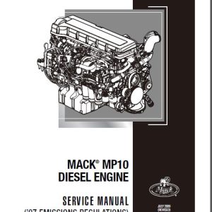Mack MP10 Diesel Engine Repair Service Manual
