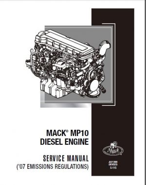 Mack MP10 Diesel Engine Repair Service Manual