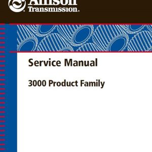 Allison 3000 Series Transmission Service Manual