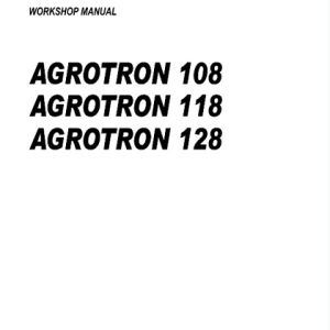 Deutz Tractor Fahr Agrotron 108, 118, 128 Service Manual