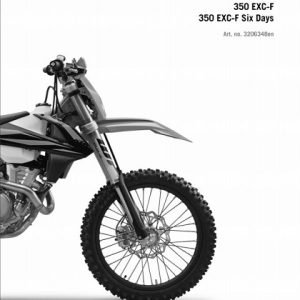 2019 KTM 350 EXC-F Six Days Service Repair Manual