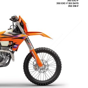 2024 KTM 350 EXC-F XW-F Six Days Service Manual
